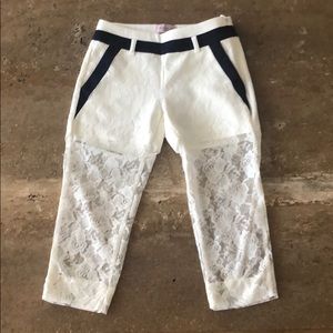 Monnalisa girls lace pants size 4